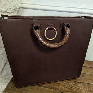 Full-Grain Leather Tote
